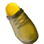 Bubble Bottom Lace Tops Sports Clogs Yellow